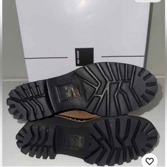 Dolce Vita Huey Studded Suede Boots Dark Brown Size 8 - Picture 6 of 7